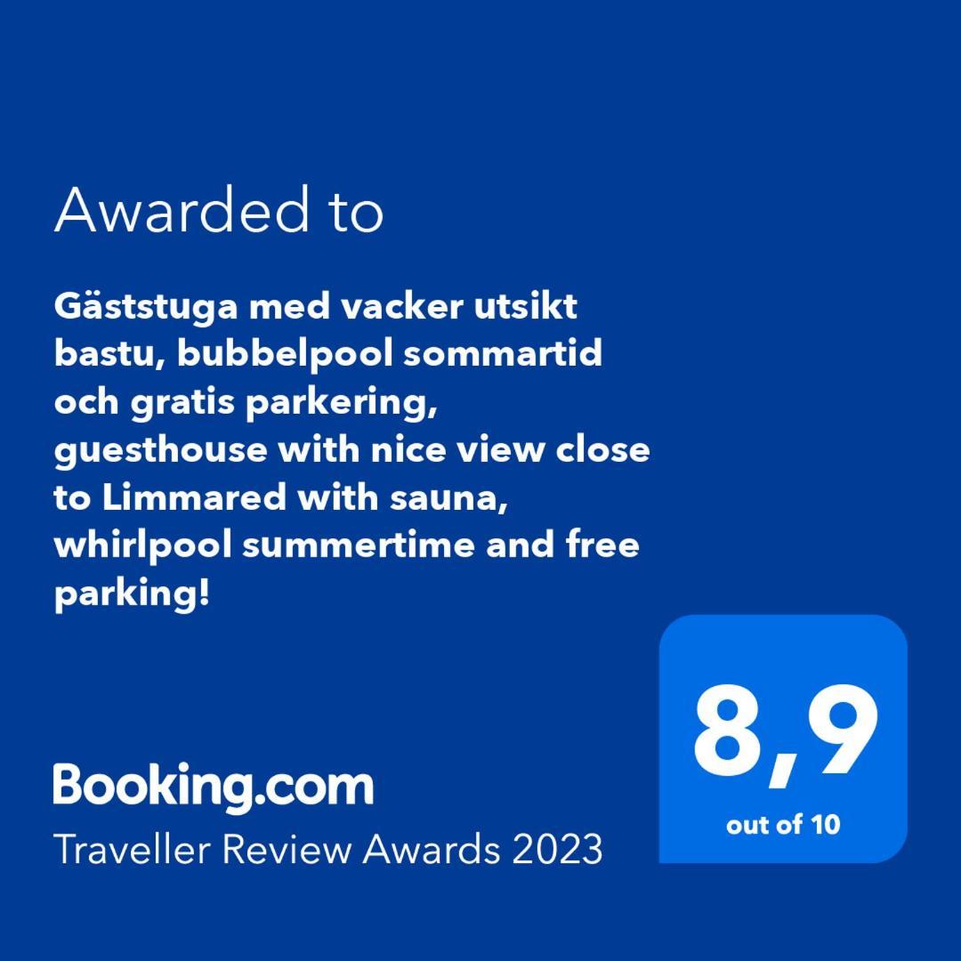 Gaeststuga I Vacker Natur, Bastu, Bubbelpool Sommartid Och Gratis Parkering Naera Ulricehamn Och Lassalyckan, Guesthouse With Nice View With Sauna And Free Parking Close To Dalsjoefors And Fishing Boras Bagian luar foto